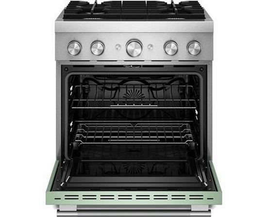 KitchenAid 30-Inch Freestanding Commercial-Style Dual-Fuel Range - KFDS930SDC