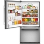 KitchenAid 33-Inch, 22 Cu. Ft. Freestanding Bottom Freezer Refrigerator - KRBL133SPS