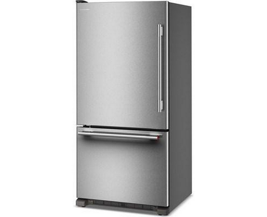 KitchenAid 33-Inch, 22 Cu. Ft. Freestanding Bottom Freezer Refrigerator - KRBL133SPS