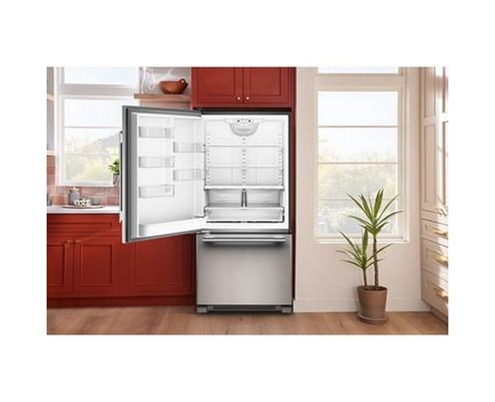 KitchenAid 33-Inch, 22 Cu. Ft. Freestanding Bottom Freezer Refrigerator - KRBL133SPS