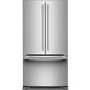 KitchenAid 36-Inch, 20 Cu. Ft. Counter-Depth French 3-Door Refrigerator With Water Dispenser - KRFC136SPS