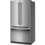 KitchenAid 36-Inch, 20 Cu. Ft. Counter-Depth French 3-Door Refrigerator With Water Dispenser - KRFC136SPS
