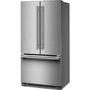 KitchenAid 36-Inch, 21.9 Cu. Ft. Counter-Depth French 3-Door Refrigerator With Ice Maker - KRFC136TPS