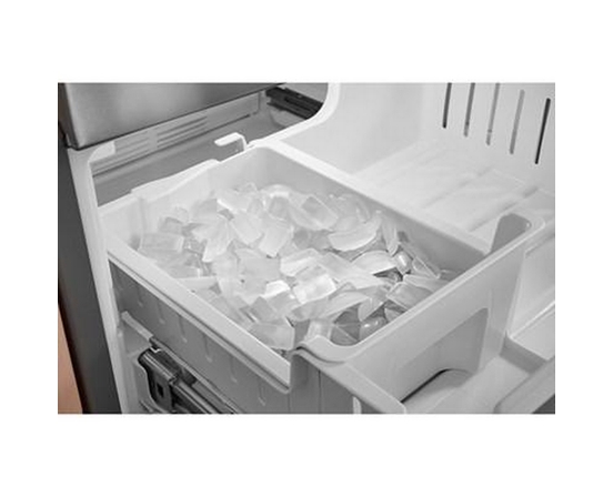 KitchenAid 30-Inch, 20 Cu. Ft. Freestanding French 3-Door Refrigerator With Water Dispenser - KRFF330SPS