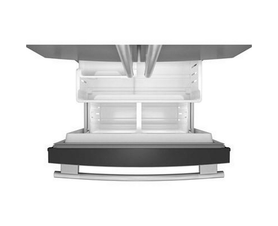 KitchenAid 30-Inch, 20 Cu. Ft. Freestanding French 3-Door Refrigerator With Water Dispenser - KRFF330SPS