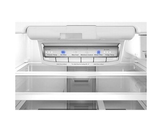 KitchenAid 30-Inch, 20 Cu. Ft. Freestanding French 3-Door Refrigerator With Water Dispenser - KRFF330SPS