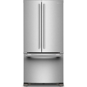 KitchenAid 33-Inch, 22 Cu. Ft. Freestanding French 3-Door Refrigerator With Ice Maker - KRFF333SPS