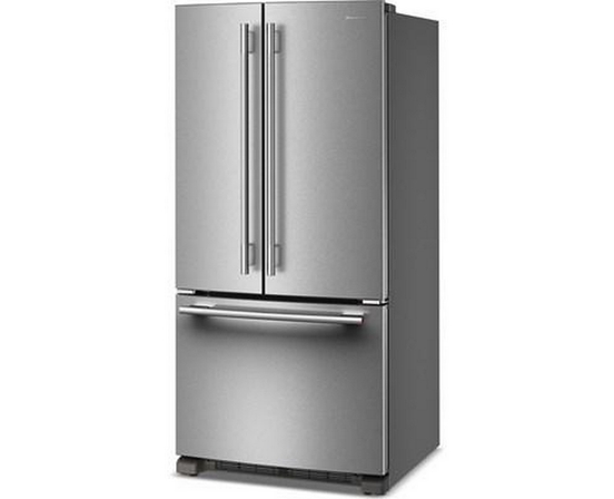 KitchenAid 33-Inch, 22 Cu. Ft. Freestanding French 3-Door Refrigerator With Ice Maker - KRFF333SPS
