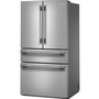 KitchenAid 36-Inch, 30 Cu. Ft. French 3-Door Refrigerator With Interior Water Dispenser And Ice Maker - KRMF336SPS