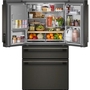 KitchenAid 36-Inch, 29.51 Cu. Ft. Freestanding French 4-Door Refrigerator With Water And Ice Dispensing System - KRMF436SBE