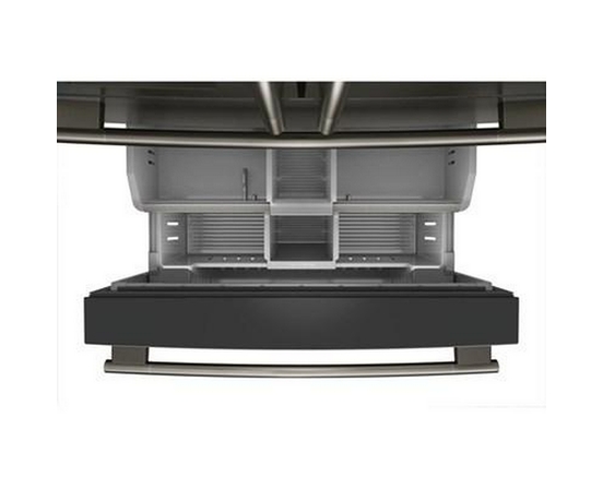 KitchenAid 36-Inch, 29.51 Cu. Ft. Freestanding French 4-Door Refrigerator With Water And Ice Dispensing System - KRMF436SBE