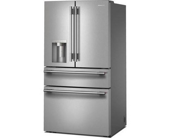 KitchenAid 36-Inch, 29.51 Cu. Ft. Freestanding French 4-Door Refrigerator With Water And Ice Dispensing System - KRMF436SPS