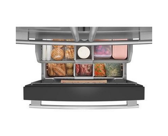 KitchenAid 36-Inch, 29.51 Cu. Ft. Freestanding French 4-Door Refrigerator With Water And Ice Dispensing System - KRMF436SPS