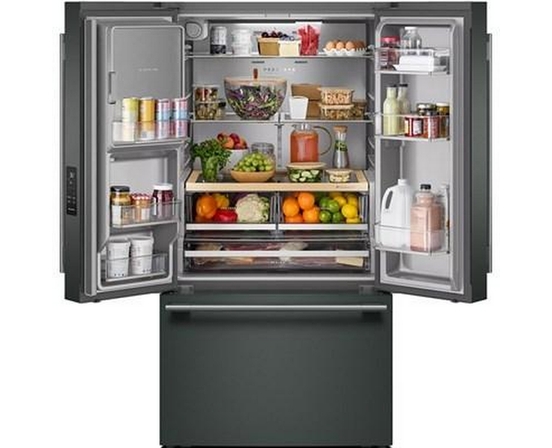 KitchenAid 36-Inch French 3-Door Refrigerator With Water And Ice Dispensing System - KRFF436SJP