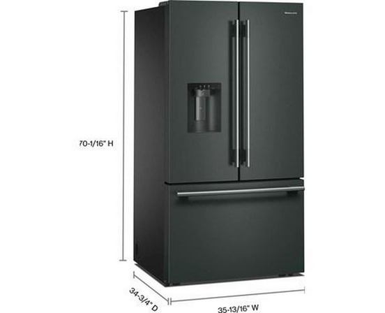 KitchenAid 36-Inch French 3-Door Refrigerator With Water And Ice Dispensing System - KRFF436SJP