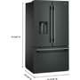 KitchenAid 36-Inch French 3-Door Refrigerator With Water And Ice Dispensing System - KRFF436SJP