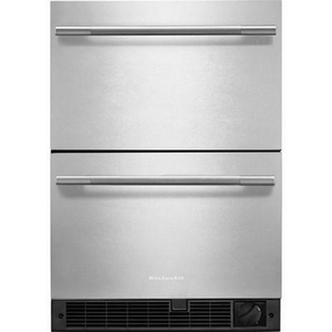 KitchenAid 24-Inch Double Drawer Refrigerator - KUCT524SSB