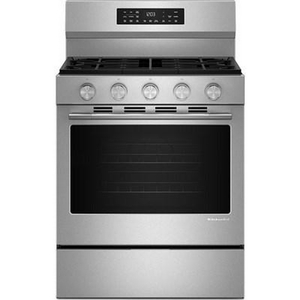 KitchenAid 30-Inch Freestanding Gas Range With Convection Technology - KFGS330TPS