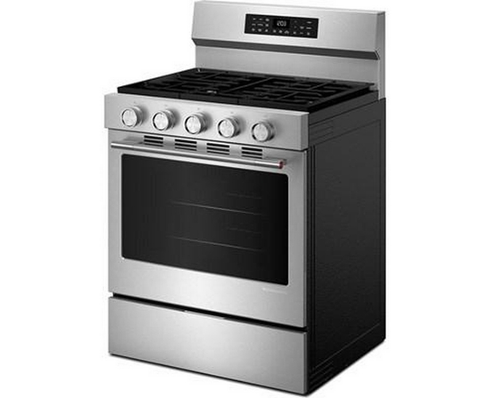 KitchenAid 30-Inch Freestanding Gas Range With Convection Technology - KFGS330TPS