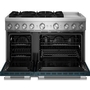 KitchenAid 48-Inch Freestanding Commercial-Style Dual-Fuel Range With Griddle - KFDD948SAG