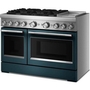 KitchenAid 48-Inch Freestanding Commercial-Style Dual-Fuel Range With Griddle - KFDD948SAG