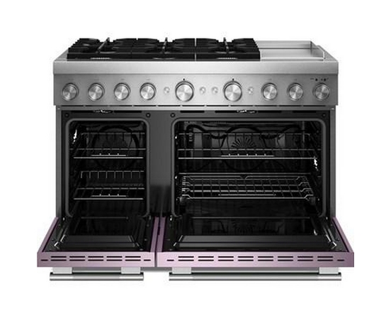 KitchenAid 48-Inch Freestanding Commercial-Style Dual-Fuel Range With Griddle - KFDD948SWF