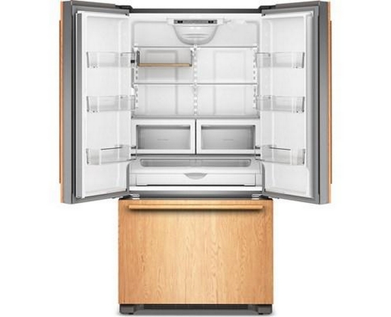 KitchenAid 36-Inch, 21.9 Cu. Ft. Counter-Depth French 3-Door Refrigerator With Ice Maker - KRFC136TPA