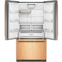 KitchenAid 36-Inch, 21.9 Cu. Ft. Counter-Depth French 3-Door Refrigerator With Ice Maker - KRFC136TPA