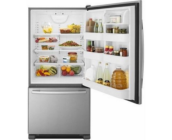 Amana 33In 22 Cu.Ft. Bottom Mount Freezer Refrigerator - ABB2224BRM