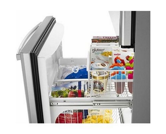 Amana 33In 22 Cu.Ft. Bottom Mount Freezer Refrigerator - ABB2224BRM