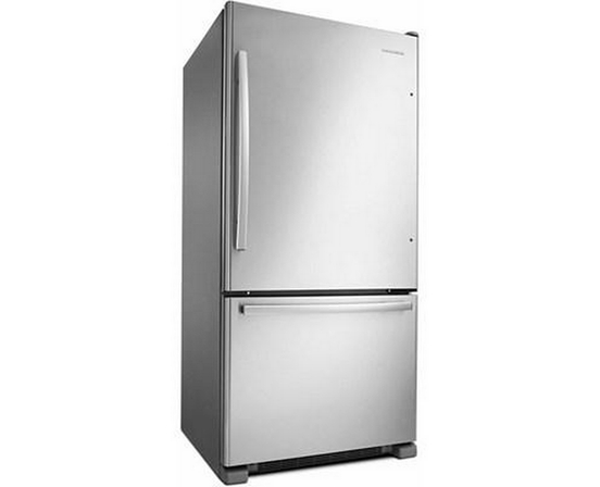 Amana 33In 22 Cu.Ft. Bottom Mount Freezer Refrigerator - ABB2224BRM