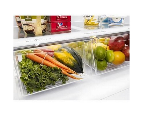 Amana 30-Inch, 18 Cu. Ft. Bottom Mount Freezer Refrigerator - ABB1924BRM