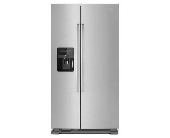 Amana 33In 21 Cu.Ft. Side-By-Side Refrigerator With External Water & Ice Dispenser - ASI2175GRS