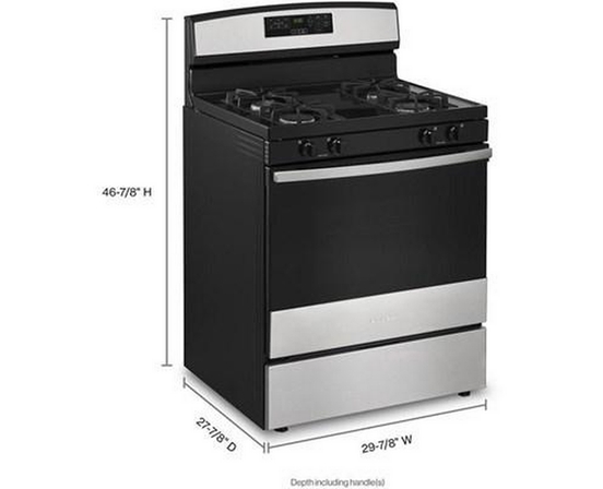 Amana 30-Inch Freestanding Gas Range - AGR6603SMS