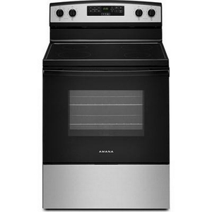 Amana 30-Inch Electric Range With Extra-Large Oven Window - YAER6203MSS