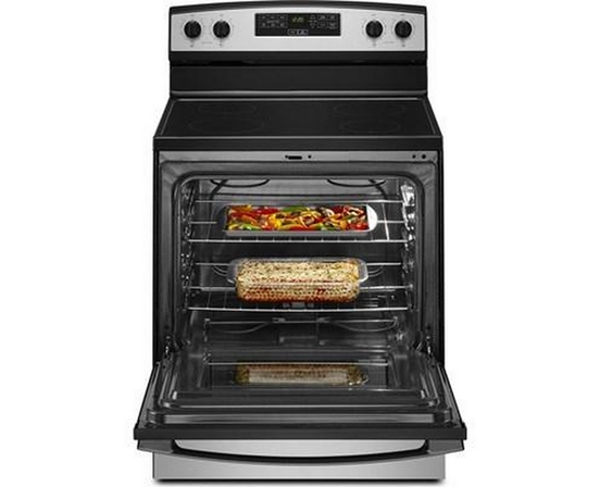 Amana 30-Inch Electric Range With Extra-Large Oven Window - YAER6203MSS