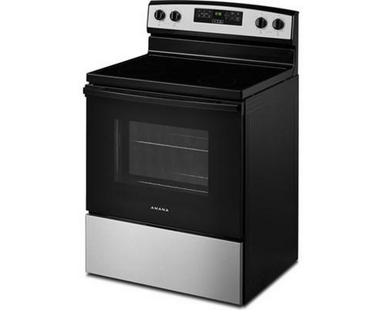 Amana 30-Inch Electric Range With Extra-Large Oven Window - YAER6203MSS