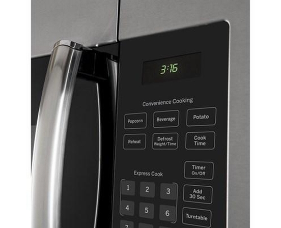GE 30-Inch, 1.6 Cu. Ft. Over-The-Range Microwave Oven - JVM1635SFC