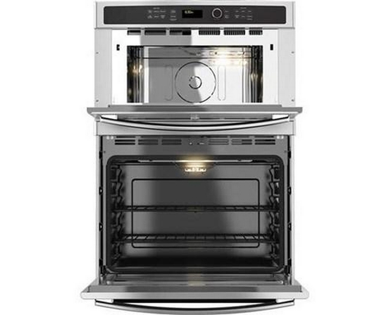 GE 30-Inch, 5 Cu. Ft. Built-In Combination Wall Oven - JT3800SHSS