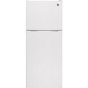GE 24-Inch, 11.6 Cu. Ft. Top Freezer Refrigerator - GPE12FGKWW