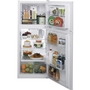 GE 24-Inch, 11.6 Cu. Ft. Top Freezer Refrigerator - GPE12FGKWW