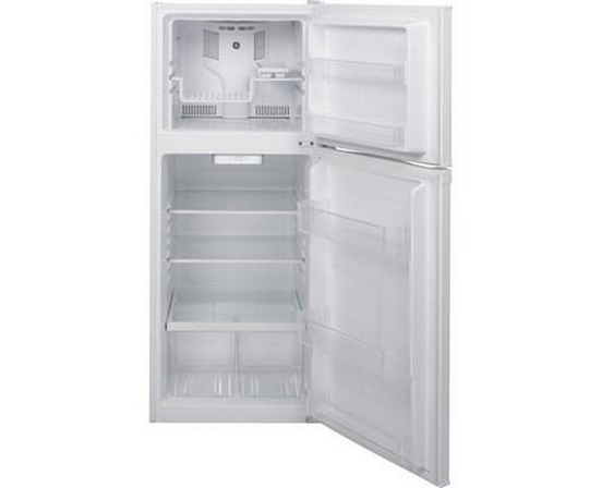 GE 24-Inch, 11.6 Cu. Ft. Top Freezer Refrigerator - GPE12FGKWW