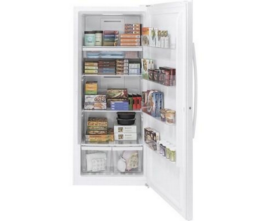 GE 21.3 Cu. Ft. Upright Freezer With Led Lighting - FUF21DLRWW