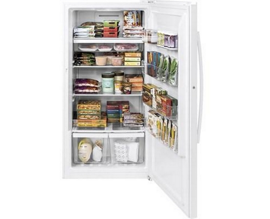 GE 17.3 Cu. Ft. Upright Freezer With Led Lighting - FUF17DLRWW