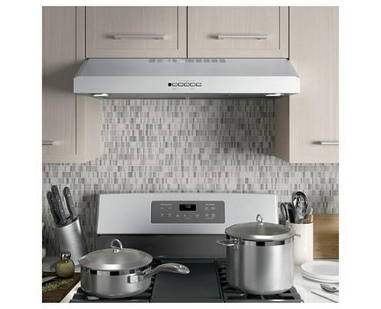 GE 30-Inch Under Cabinet Range Hood With 4 Speeds - JVX5300SJSSC