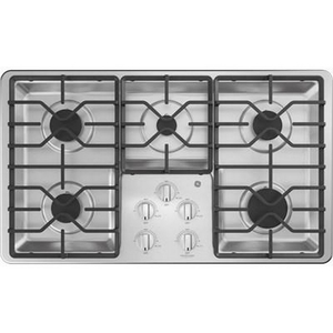 GE 36-Inch Built-In Gas Cooktop With Max Burner System - JGP3036SLSS