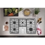 GE 36-Inch Built-In Gas Cooktop With Max Burner System - JGP3036SLSS