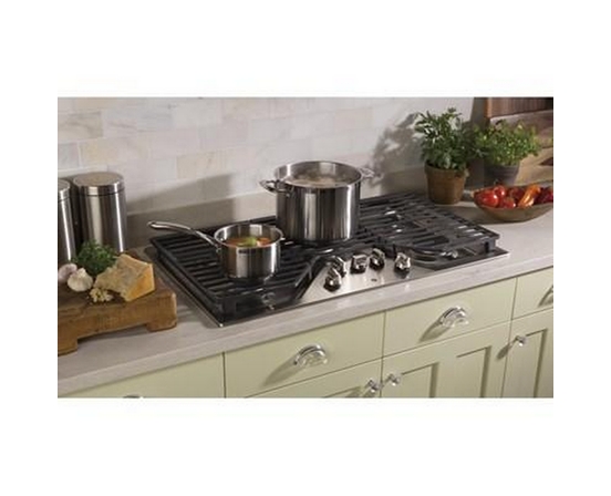 GE 36-Inch Built-In Gas Cooktop - JGP5036SLSS