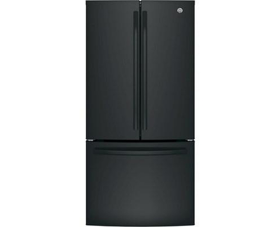 GE 33-Inch, 18.6 Cu. Ft. Counter-Depth French-Door Refrigerator - GWE19JGLBB