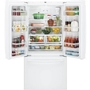 GE 33-Inch, 18.6 Cu. Ft. Counter-Depth French-Door Refrigerator With Ice Maker - GWE19JGLWW